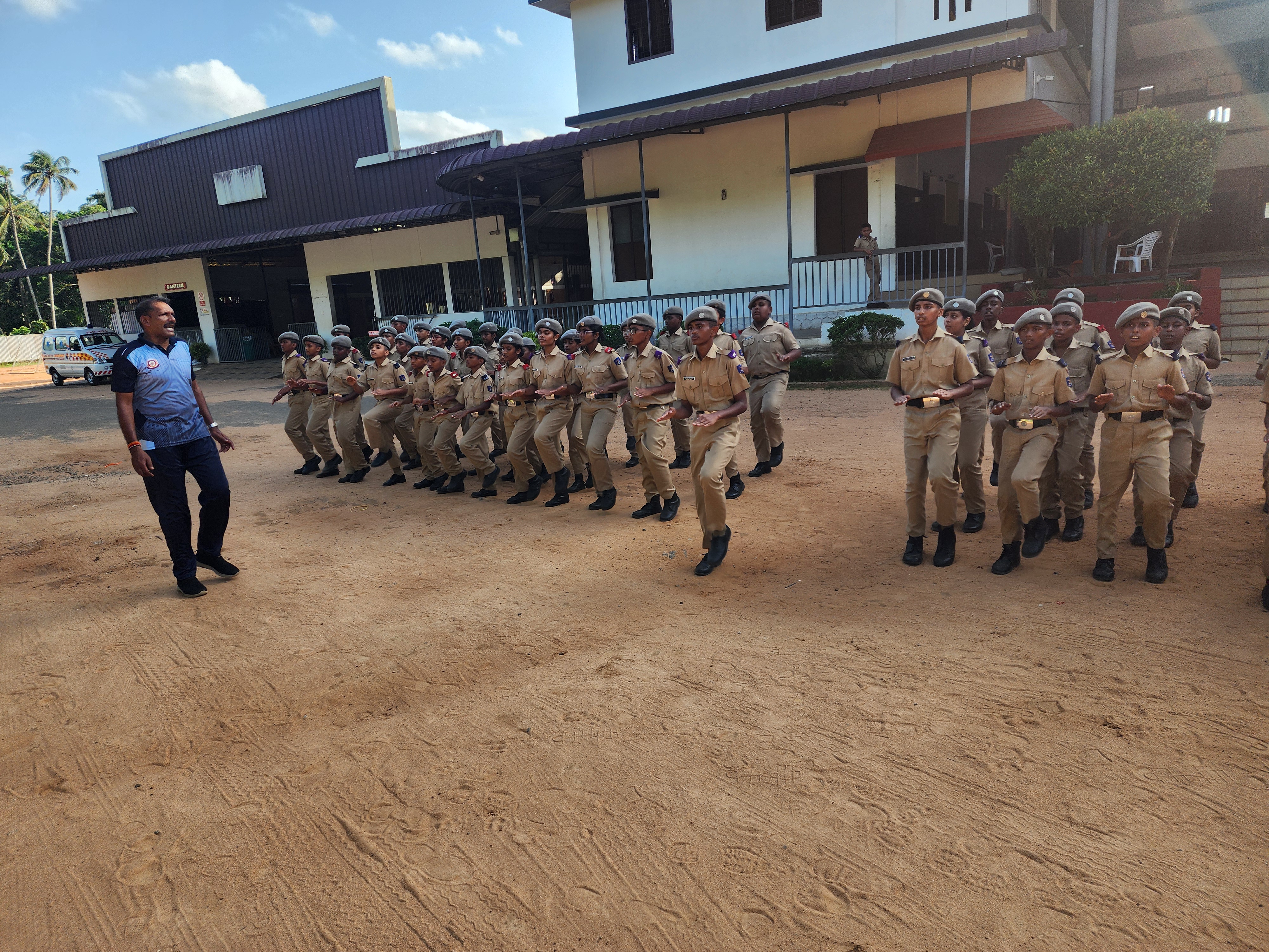 Drill Training — Vidyadhiraja Vidyapeetom Sainik School